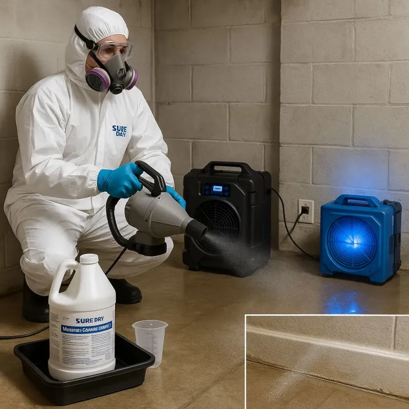 Sanitization and Odor Removal process in White Cloud, MI