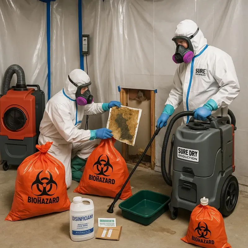 Contaminated Water Handling Protocols process in White Cloud, MI