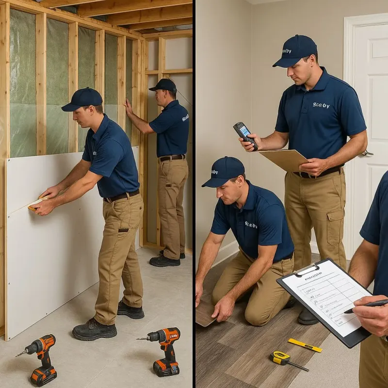 Repairs and Reconstruction process in White Cloud, MI